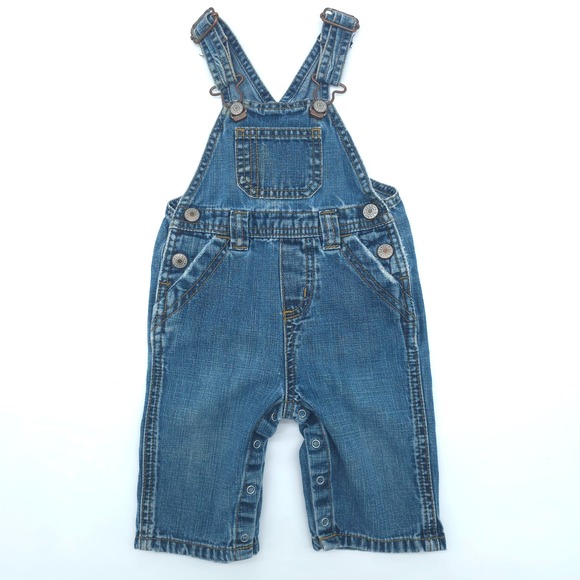 Old Navy Other - Old Navy Baby Denim Blue Overalls Kids 3-6 Months